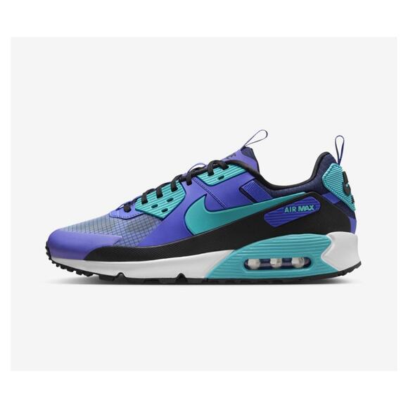 Men\'s Sz 15 Nike Air Max 90 Drift Persian Violet Dusty Cactus Black FB2877-500 main image 8